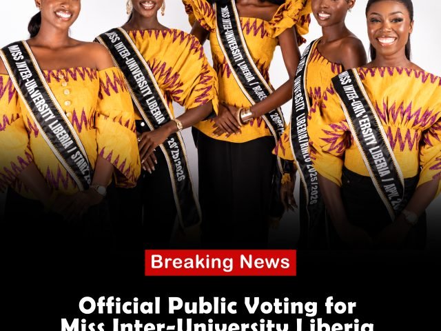 Official Public Voting for Miss Inter-University Liberia Beauty Pageant 2025/2026 Begins